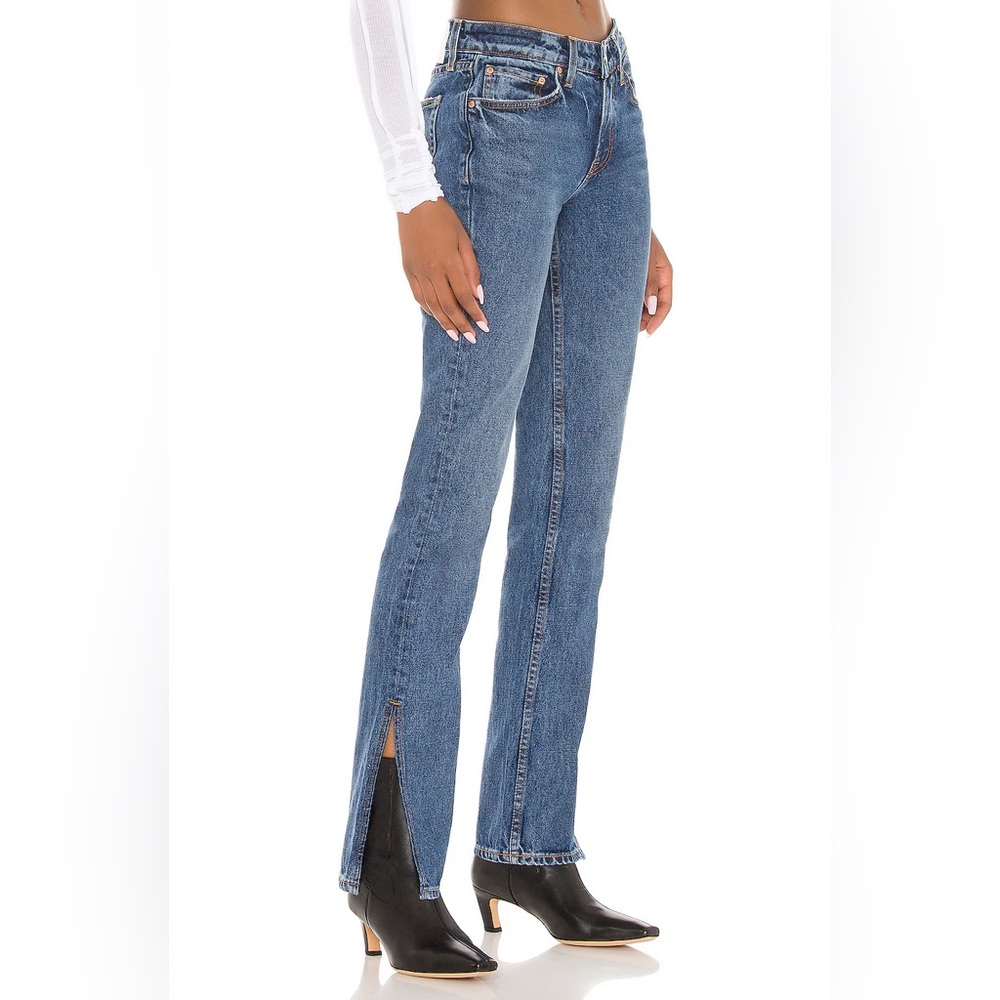 GRLFRND Hailey Low Rise Slim Boot Jeans East‎ Village 27